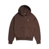 6PM Season Chocolate Brown Zip Hoodie
