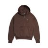 6PM ZIP CHOCOLATE BROWN HOODIE