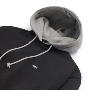 CREWNECK BLACK/GREY HOODIE
