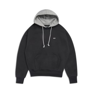 CREWNECK BLACK/GREY HOODIE